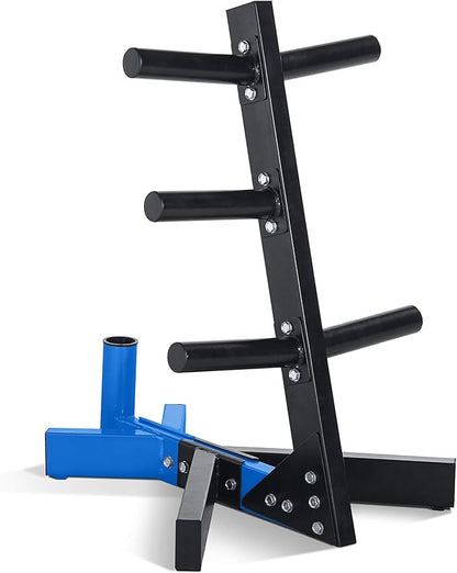 CAP Barbell Olympic Plate Tree Storage Rack, Multiple Colors