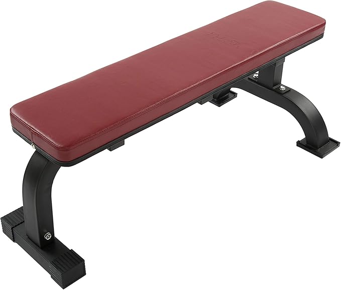 Flat Weight Utility Bench Heavy Duty for Multi-Purpose Weight Training and AB Exercises-1,000 lbs Capacity