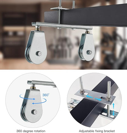 Twin Pulley Cable System，Gym Cable Machine LAT Pulldown