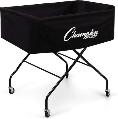 Champion Sports Volleyball Cart with Wheels, Premium Volleyball Equipment and Accessories