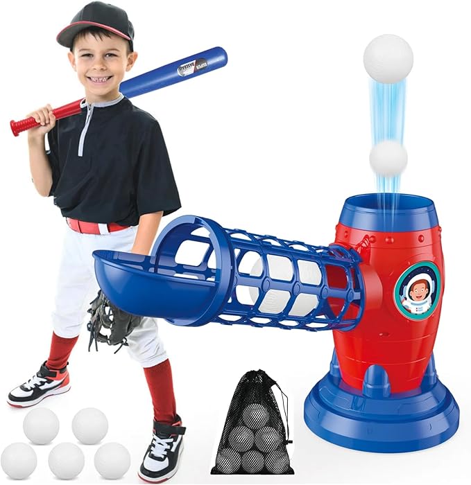 T Ball Set RC Pitching Machine with Plastic