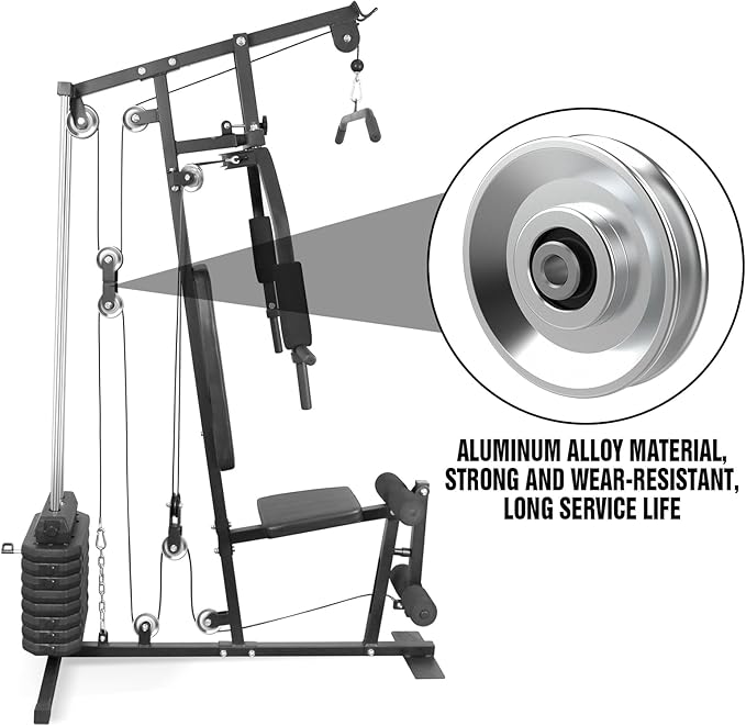 Essential Aluminum Pulleys for Gym Equipment, 3000lb Pulley Pro Home Cable Pulley System,Versatile and Extensive (Aluminum Alloy Pulley-2)