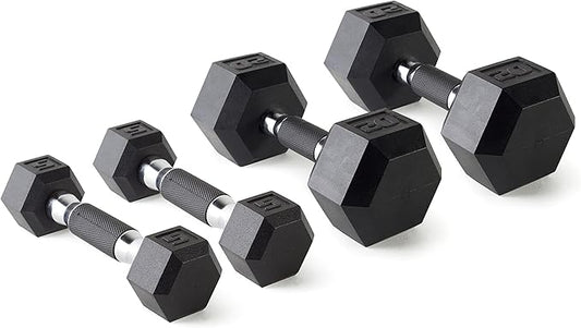 CAP 50 lbs Coated Dumbbell Set | Multiple Styles