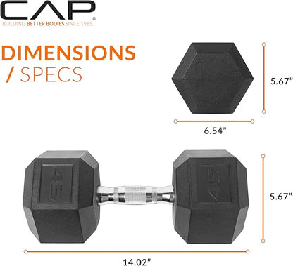 CAP Barbell Coated Dumbbell Weight Pairs | Multiple Options