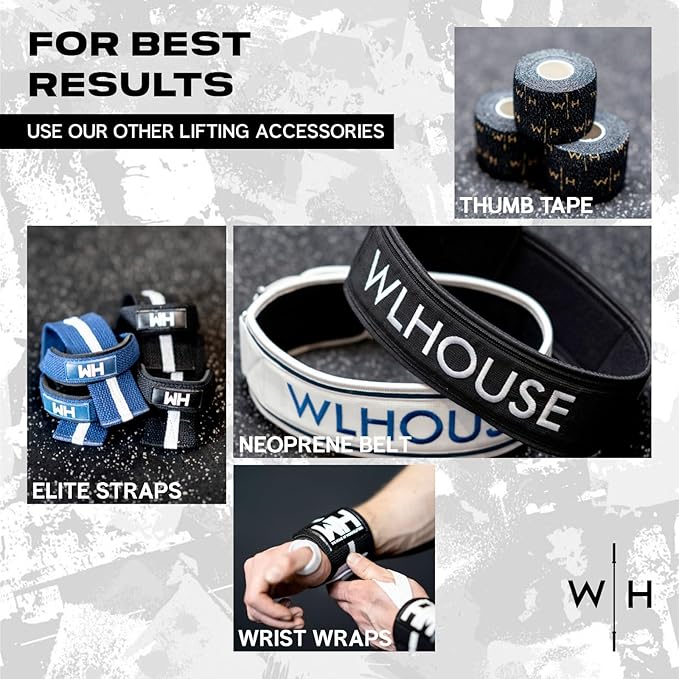 lifting Wrist Straps - Hand Wraps for Olympic Lifting, Snatch, Pulls, and Deadlift straps. Weight lifting wrist wraps, gym accessories for women and men, Straps for weight lifting.