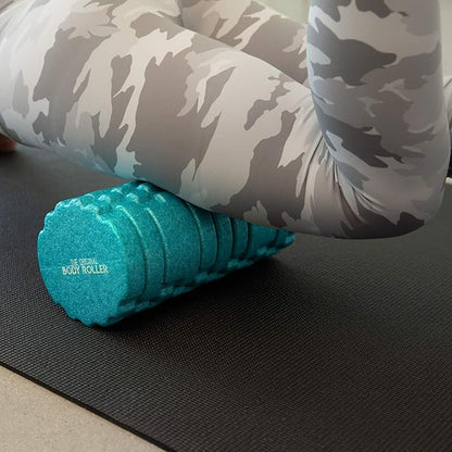 High Density Foam Roller Massager for Deep Tissue Massage of The Back and Leg Muscles - Self Myofascial Release of Painful Trigger Point Muscle Adhesions