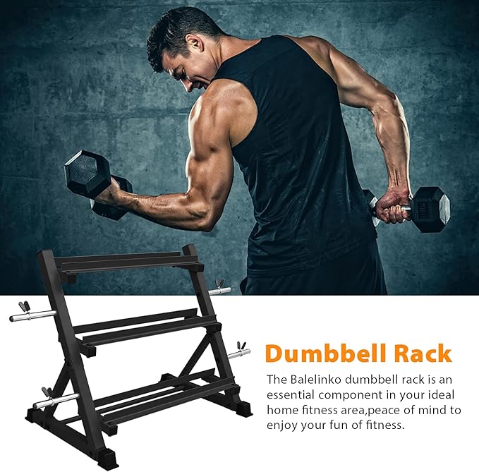 Balelinko Dumbbell Rack Stand，Dumbbell Weight Rack