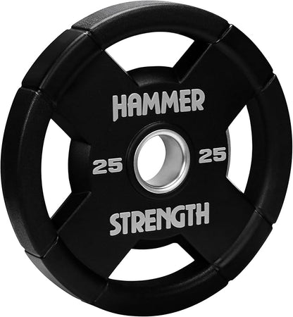 Hammer Strength 25Lb Round Urethane Olympic Plate