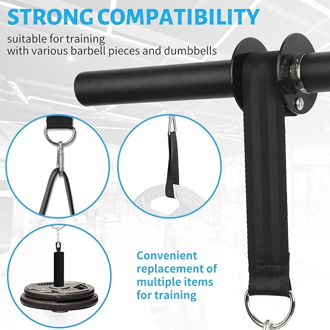 Forearm Strengthener,Wrist Roller,Forearm Strength Trainer,Can Exercise Without Weights,With Portable Storage Bag,Rugged Nylon Braided Straps,Anti-Slip and Anti-Loosening Handle