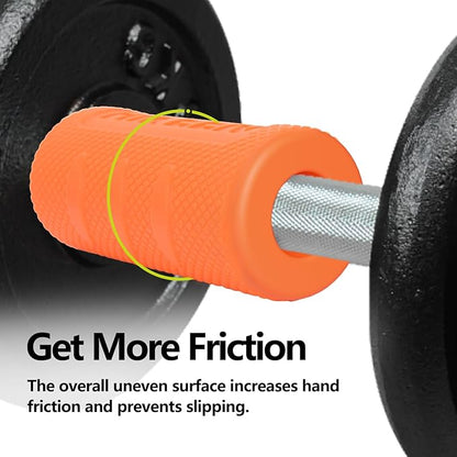 Hikeen Thick Bar Dumbbell Grips Building-2" Outer