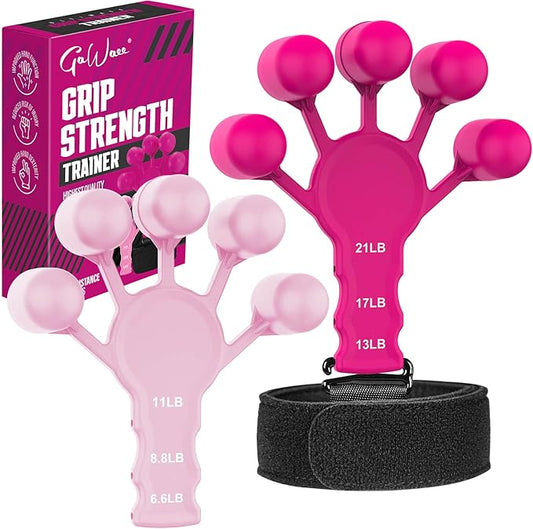 Strong Grip Strength Trainer, Durable Forearm Strengthener, Silicone Hand Grip Strengthener, Finger Strengthener for Grip Strength, Compact Hand Strengthening Devices, Effective Forearm Exerciser