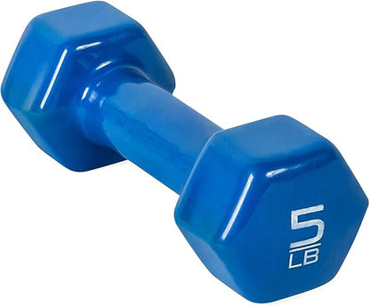 AP Barbell Vinyl Coated Dumbbell | 1-15 LB Single or Pair