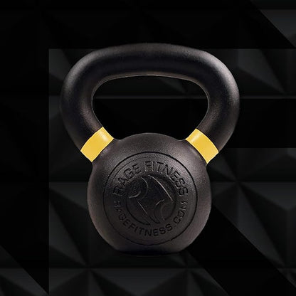 Kettlebells, Single-cast Iron, No-welded Joints, Wide Handle, Strength Training Kettlebells, Cast Iron Kettlebell Set, Powder Coated Kettlebell Weights For Maximum Durability, Men & Women