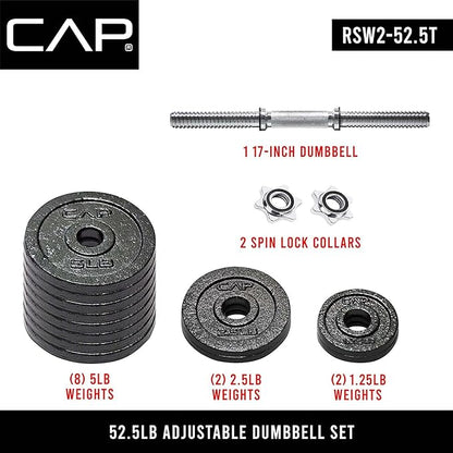 CAP Barbell Adjustable Dumbbell Weight Set | Multiple Options