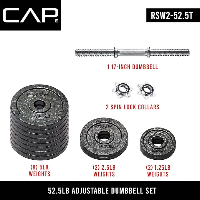 CAP Barbell Adjustable Dumbbell Weight Set