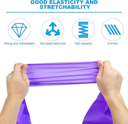 PATIKIL Resistance Exercise Bands Workout Bands Strengths Elastic Band for Strength Training Working Out Home Gym Physical Fitness Yoga