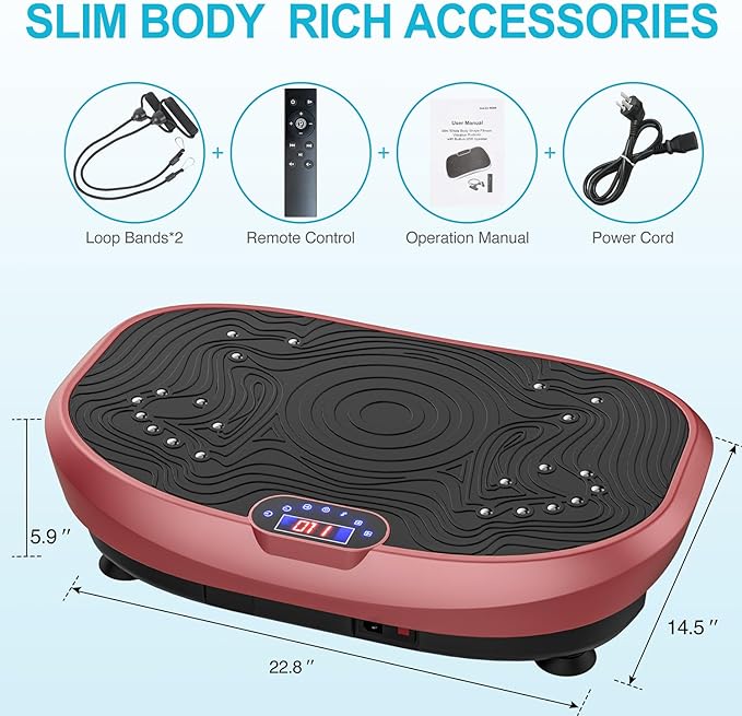 AXV Vibration Plate Exercise Machine Whole Body Workout