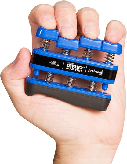 Gripmaster Hand Exerciser, Finger Exerciser (Hand Grip Strengthener), Spring-Loaded, Finger-Piston System, Isolate & Exercise Each Finger