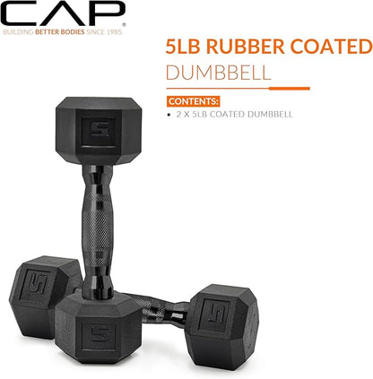 CAP Barbell Coated Dumbbell Weight