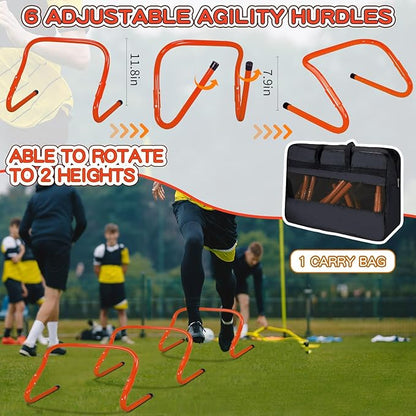 Syhood Agility Training Equipment Set Include 20ft Agility