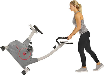 Sunny Health & Fitness Elite Interactive Performance Series Stationary Exercise Upright Bike with Optional Exclusive SunnyFit® App Enhanced Connectivity