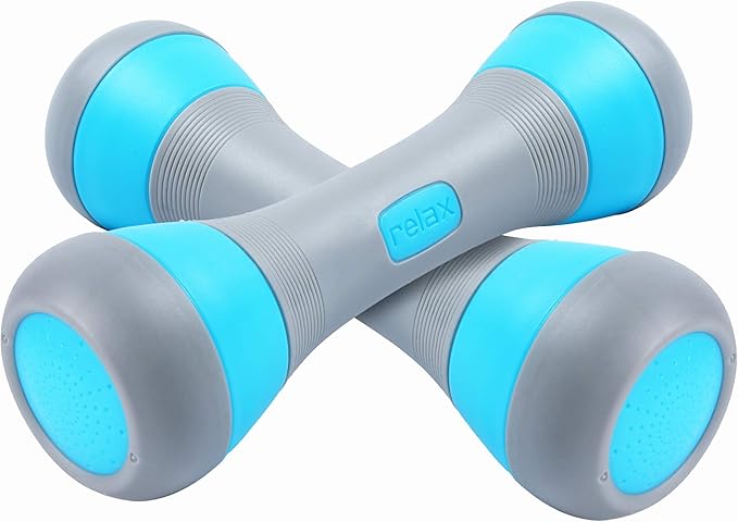 Nice C Adjustable Dumbbells Weights, Neoprene All-in-1 Options, Non-Slip, All-Purpose, Home, Gym, Office