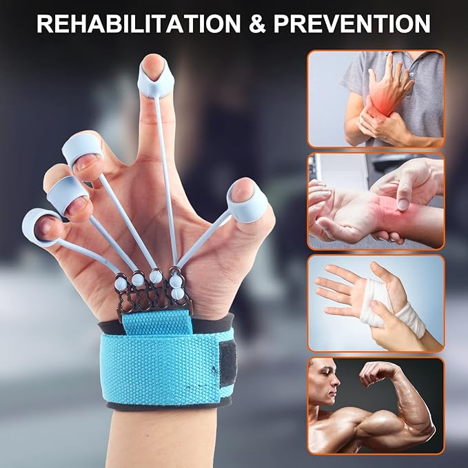 Finger Strengthener Stroke Recovery Physical Therapy Equipment Stretcher Hand Strengthener Hand Workout Extension Exerciser Hand Grip Trainer