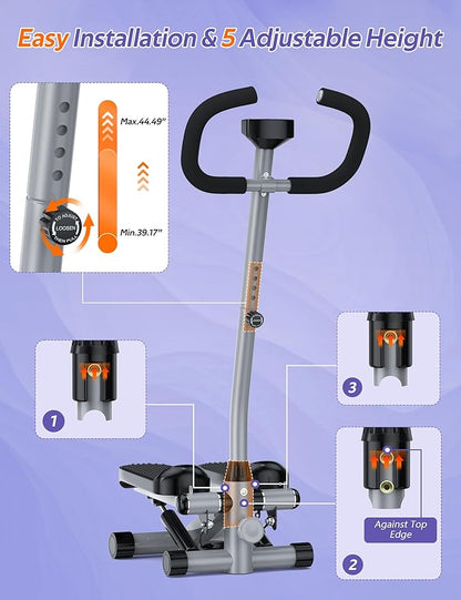 Amicus Mini Stepper for Exercise 330lbs Weight