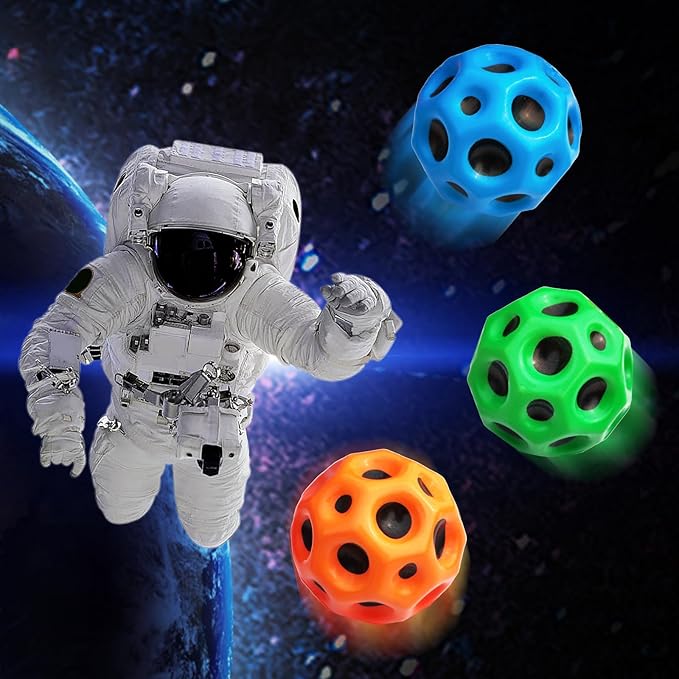 Space Ball,Extreme High Bouncing Ball, Super High Bouncing Space Ball, Children's Sensory Ball, Athlete Training Ball