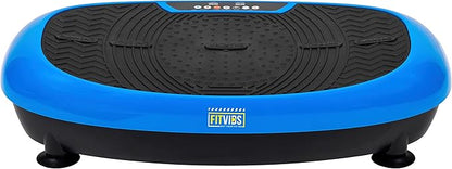 Signature Fitness Vibration Plate Exercise Machine Workout Vibration Fitness Platform with Resistance Loops and Resistance Band, 2D, 3D or 4D