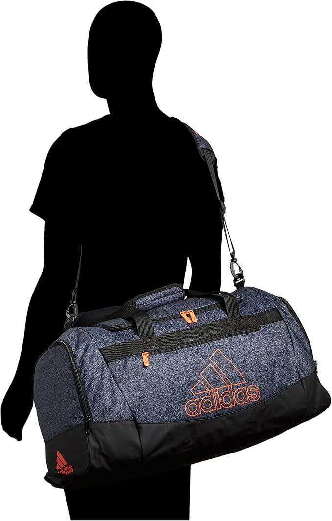 adidas Unisex Adult Defender 4 Medium Duffel Bag, Team Onix Grey, One Size