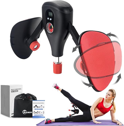 Keria Thigh Master Thigh Exerciser Kegel Leg Stretcher Machine Resistance Adjustable 0-77LB ,Enhanced Resistance Hip and Pelvis Trainer,Inner Thigh Exerciser for man woman home workout