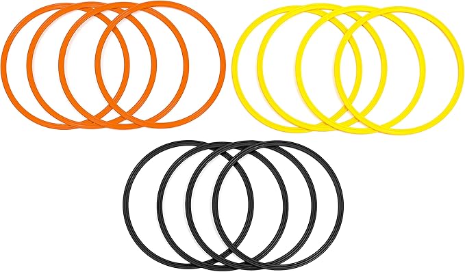 Speed & Agility Training Rings - Set of 12 by Trademark Innovations