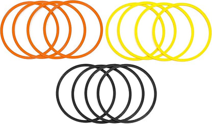 Speed & Agility Training Rings - Set of 12 by Trademark Innovations