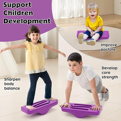 Balance Board Sensory Training Rocking Board Balance Training Equipment Children Indoor Outdoor Activity Toy