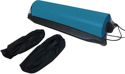 American Lifetime Slide Board - Workout Board for Fitness Training and Therapy with Shoe Booties and Carrying Bag Included