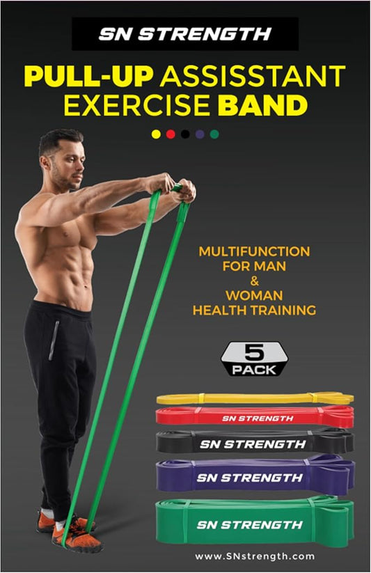 Premium Exercise Resistance Bands for Pull-up Assistance or Resistance Bands Home Workout Garage Gym Accessories