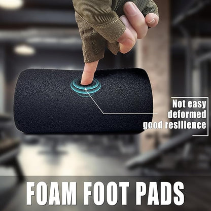 High Density Foam Roller, Replacement Foam Foot Pads for Home Gym Exercise Machines Equipments, Weight Bench Leg Extension Curl Attachment (Foam 7'')