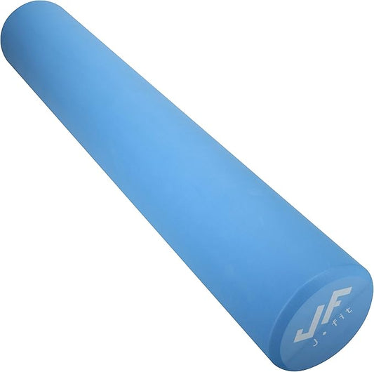 JFIT High Density Smooth EVA Foam Roller - Made in Taiwan - Multiple Size Options Available - Exercise, Massage, Muscle Recovery, Round Foam Roller