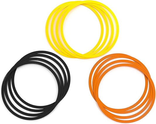 Speed & Agility Training Rings - Set of 12 by Trademark Innovations