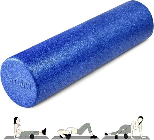 Yes4All High-Density Foam Roller for Back Pain Relief, Yoga, Exercise, Physical Therapy, Muscle Recovery & Deep Tissue Massage - 12, 18, 24, 36 inch