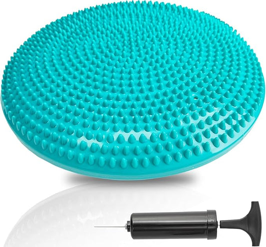 Primasole Balance disc 1 PC Comes with an air Pump Exercise Disk for Stability Workout