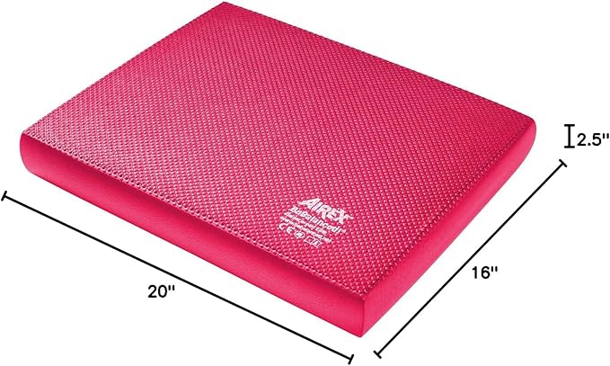 AIREX Balance Pad – Stability Trainer for Balance, Stretching, Physical Therapy, Exercise, Mobility, Rehabilitation and Core Training Non-Slip Closed Cell Foam Premium Balance Pad