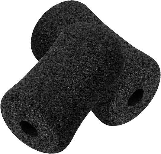 2pcs Sponge Cover Exercise Roller Gym Pad Foam Pads for Exercise Collapsible Foam Roller Gym Exercise Equipment Roller Pad Replacement Rolling Foam Roller Foam Tube Auxiliary Foot