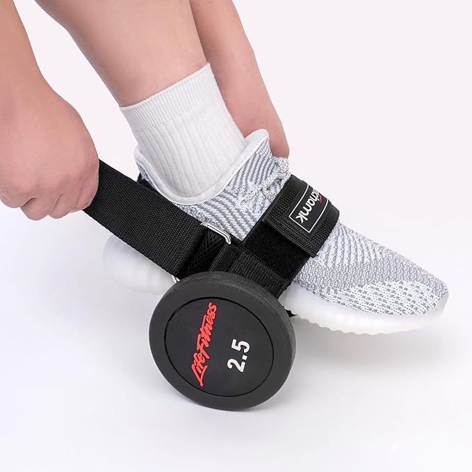 Feet Dumbbell Attachment,Tibialis Trainer, Feet Weight Lifting Dumbbell Ankle Strap,Leg Lift Exercise Equipment