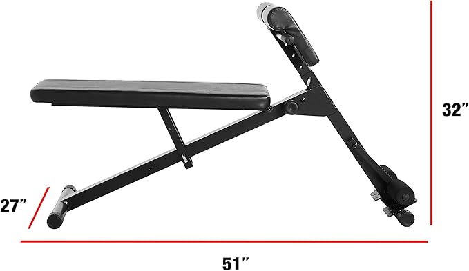 CAP Barbell Hyperextension/Ab Bench,Black