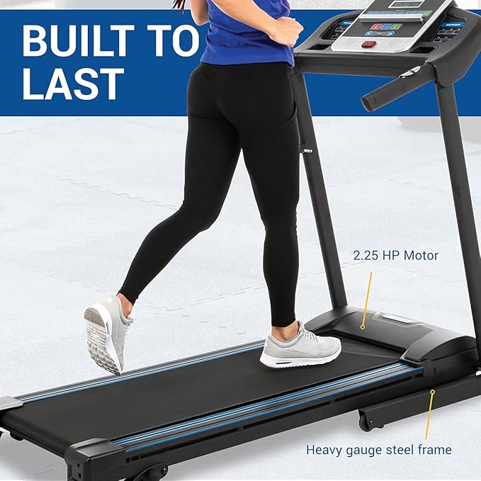 XTERRA Fitness Premium Folding Smart Treadmill, Compact Design, 250+ LB Weight Capacity, Powerful Motor, XTERRA+ Fitness App Included with Purchase