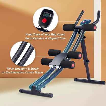 ZELUS Ab Machine for Home Gym 4 Intensities