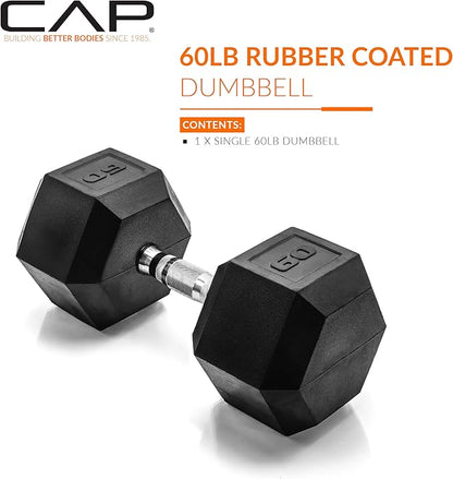 CAP Barbell Coated Hex Dumbbell Weight