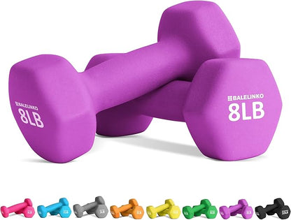 Balelinko Home Gym Equipment Workouts Strength Training Weight Loss Pilates Weights Yoga Sets Weights for Women, Men, Seniors and Youth